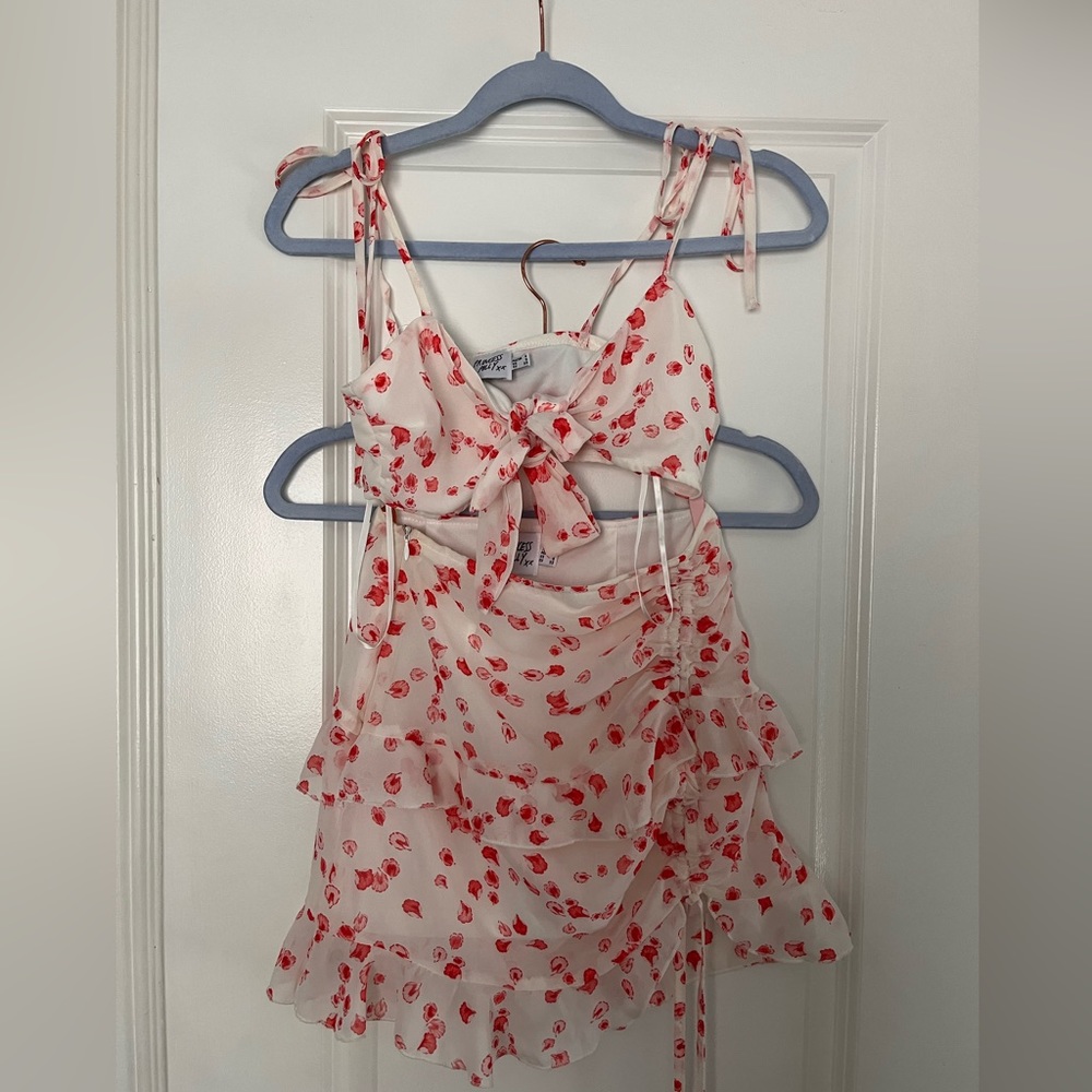 PRINCESS POLLY MATCHING FLORAL SET SIZE: 0